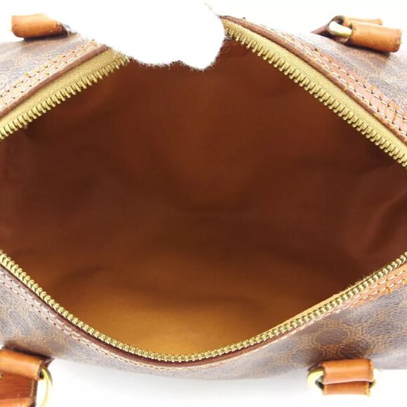 CELINE shoulder bag Macadam beige PVC x leather Authentic used - Picture 6 of 9